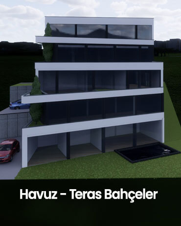 Havuz - Teras Bahçeler